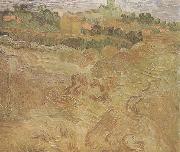 Vincent Van Gogh Wheat Fields with Auvers in the Background (nn04) oil
